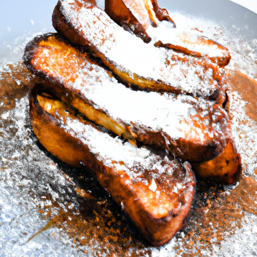 French Toast With Powdered Sugar